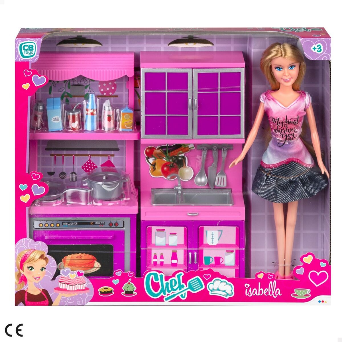 Кукла Colorbaby Isabella Chef 10 x 30 x 4 cm Кухня (4 штук)-3