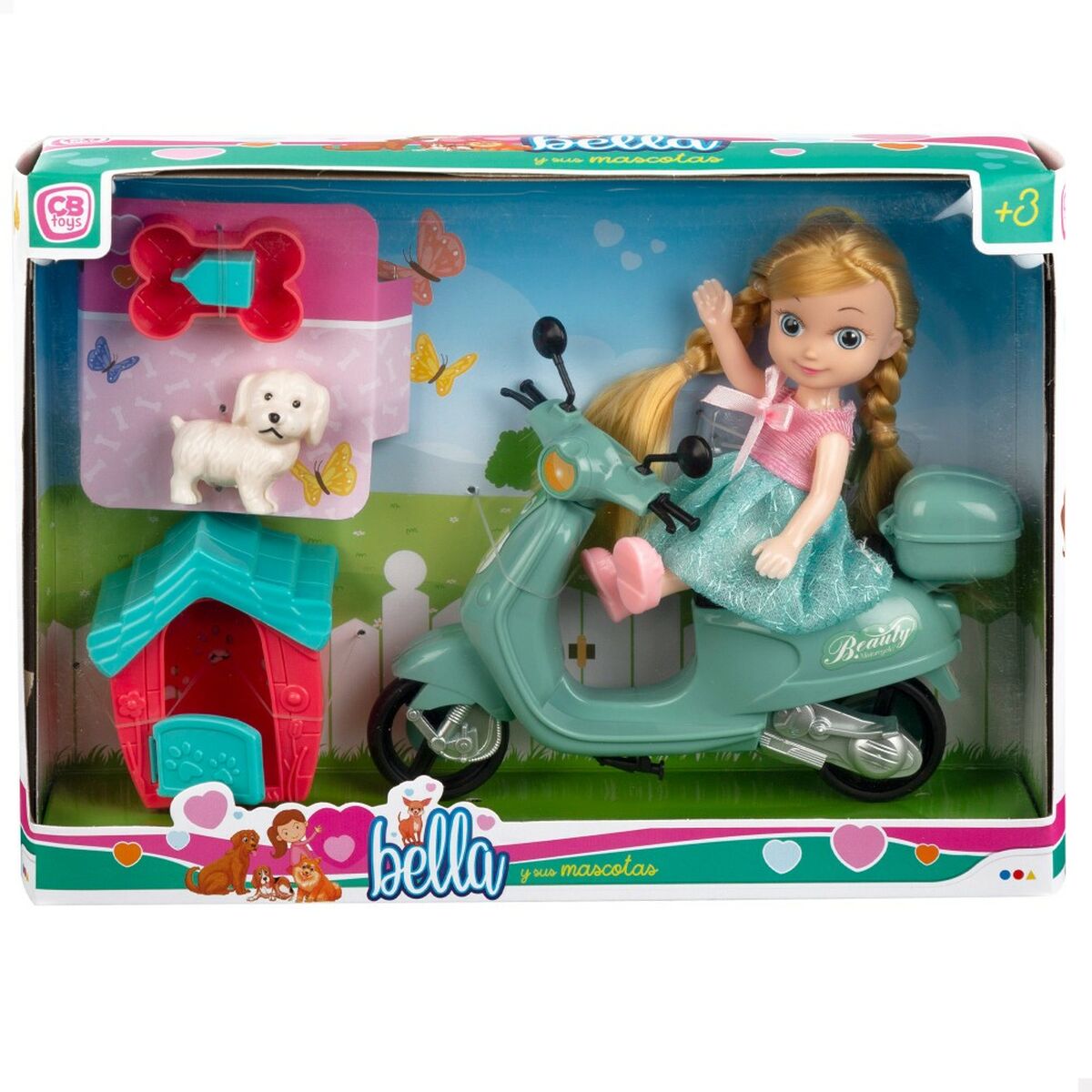 Colorbaby Bella 16 cm Μοτοσικλέτα 7 x 16 x 4 cm (6 τεμάχια)-3
