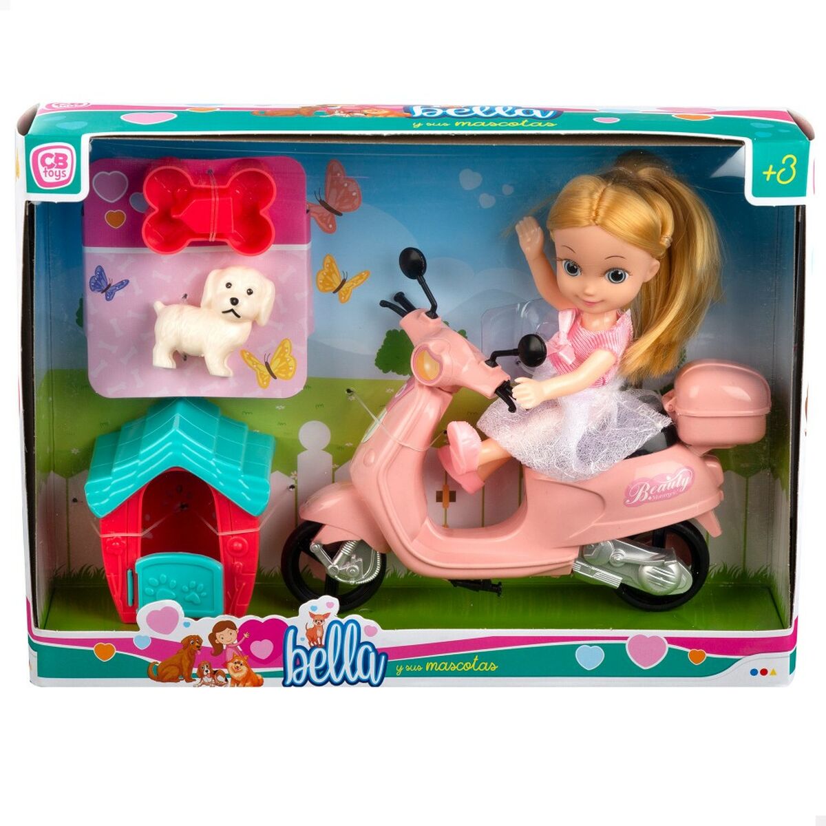 Colorbaby Bella 16 cm Μοτοσικλέτα 7 x 16 x 4 cm (6 τεμάχια)-4