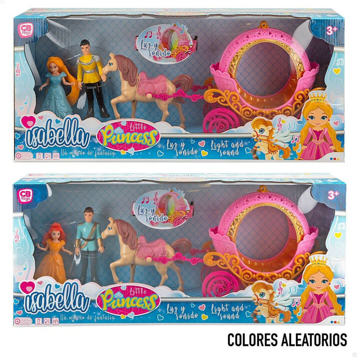 Playset Colorbaby Isabella 6 штук 28,5 x 14,5 x 7 cm Kарета-5
