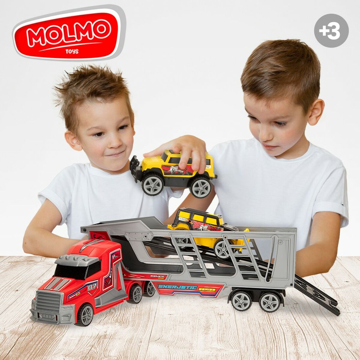 Автовоз Colorbaby 47 x 13 x 8 cm (4 штук) 3 Предметы трение-6