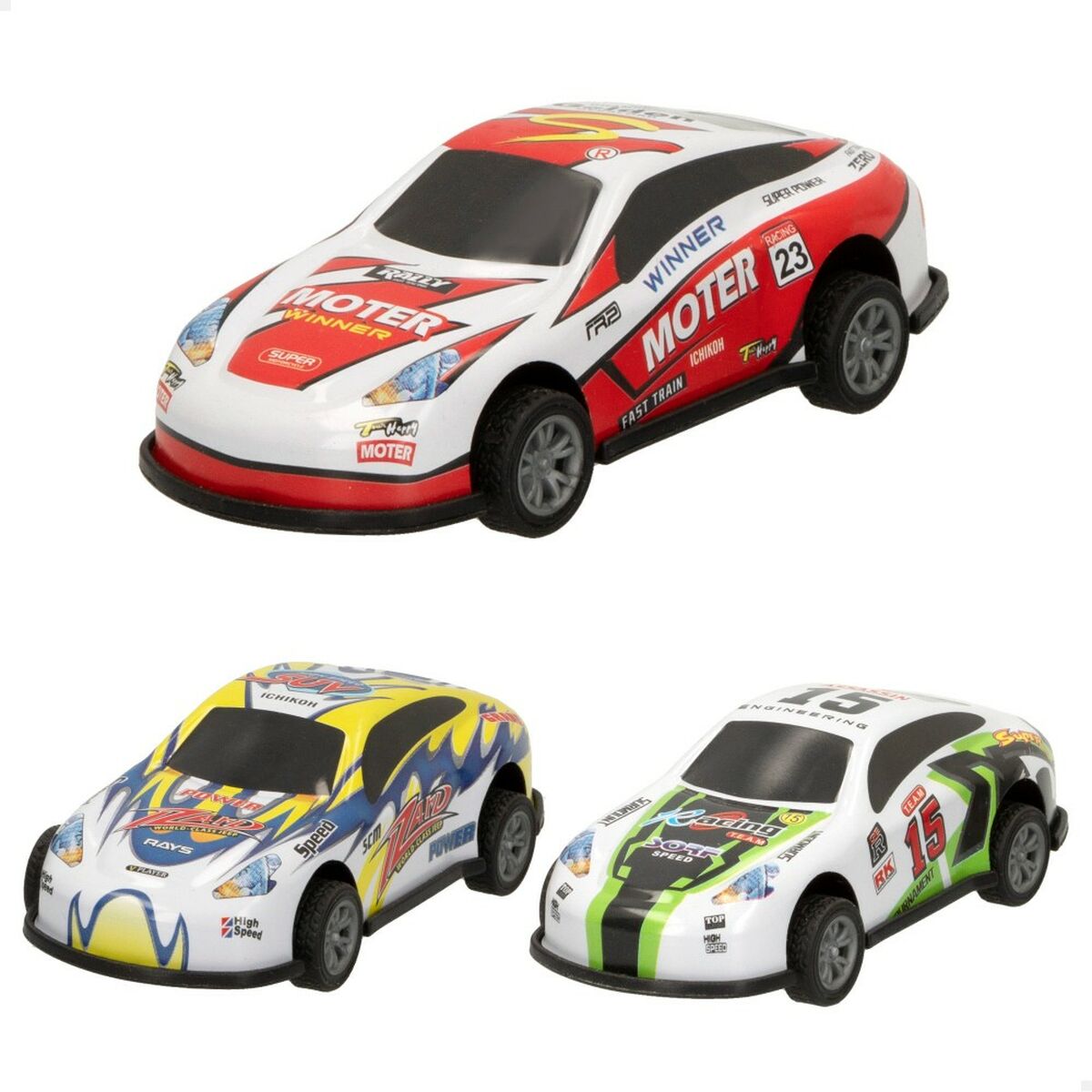 Набор машинок Speed & Go 8,9 x 2,7 x 4 cm (6 штук)-3