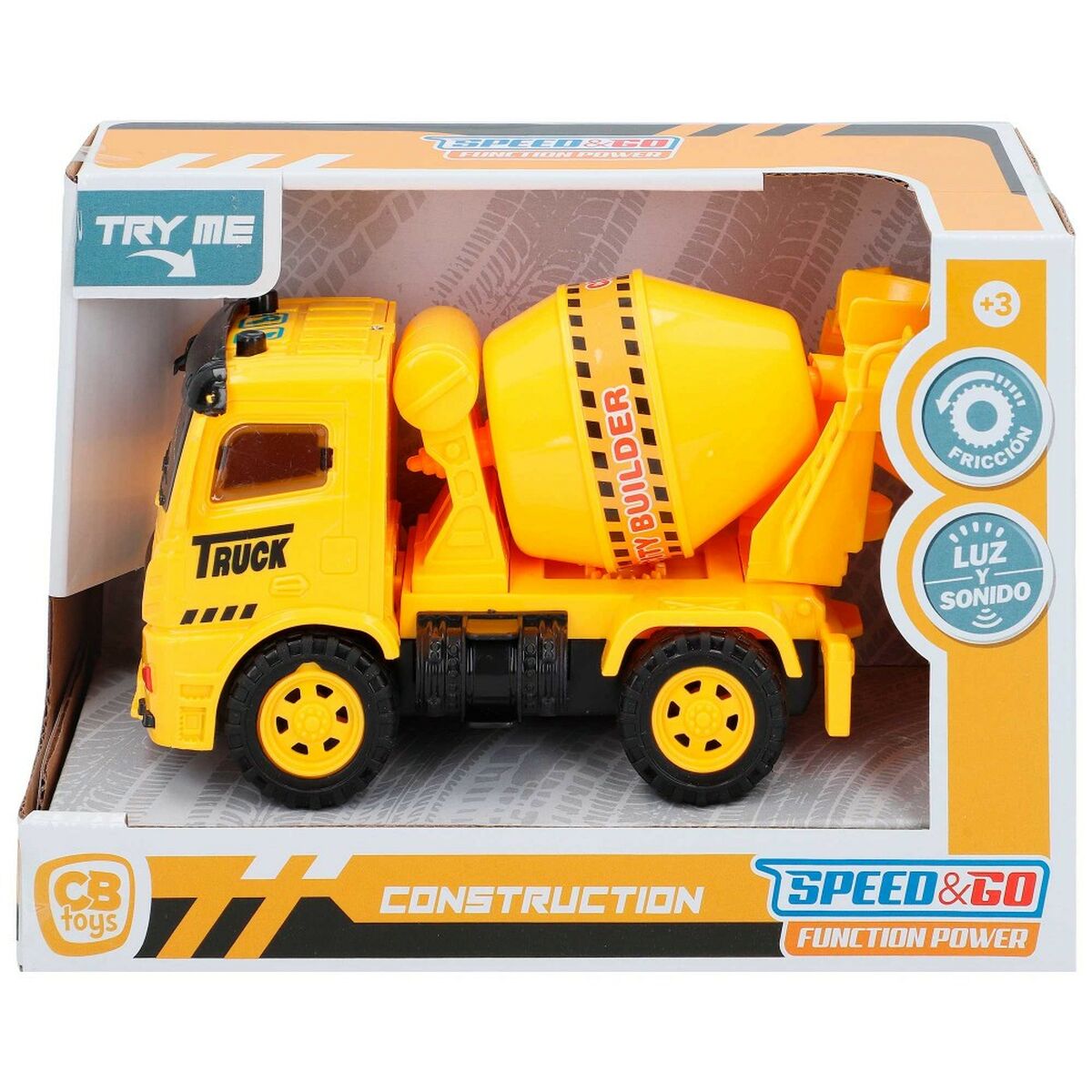 Грузовик для общественных работ Speed & Go 14,5 x 9 x 7,5 cm (6 штук)-2