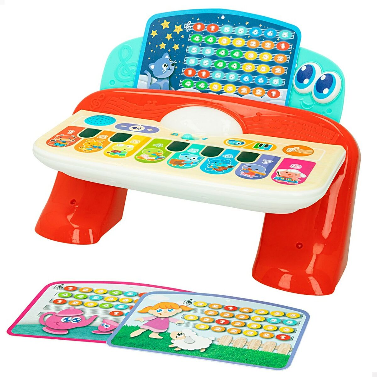 Интерактивное пианино для маленьких Winfun 27 x 16 x 18 cm (2 штук)-2