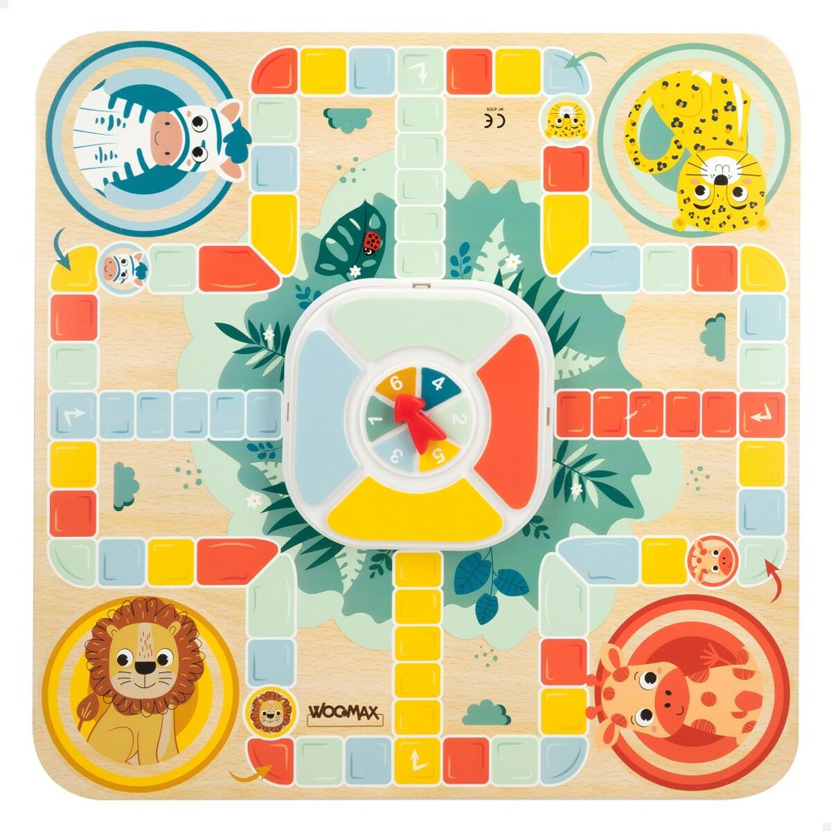 Доска Parcheesi Woomax Zookabee 30 x 3 x 30 cm Детский Животные (6 штук)-2