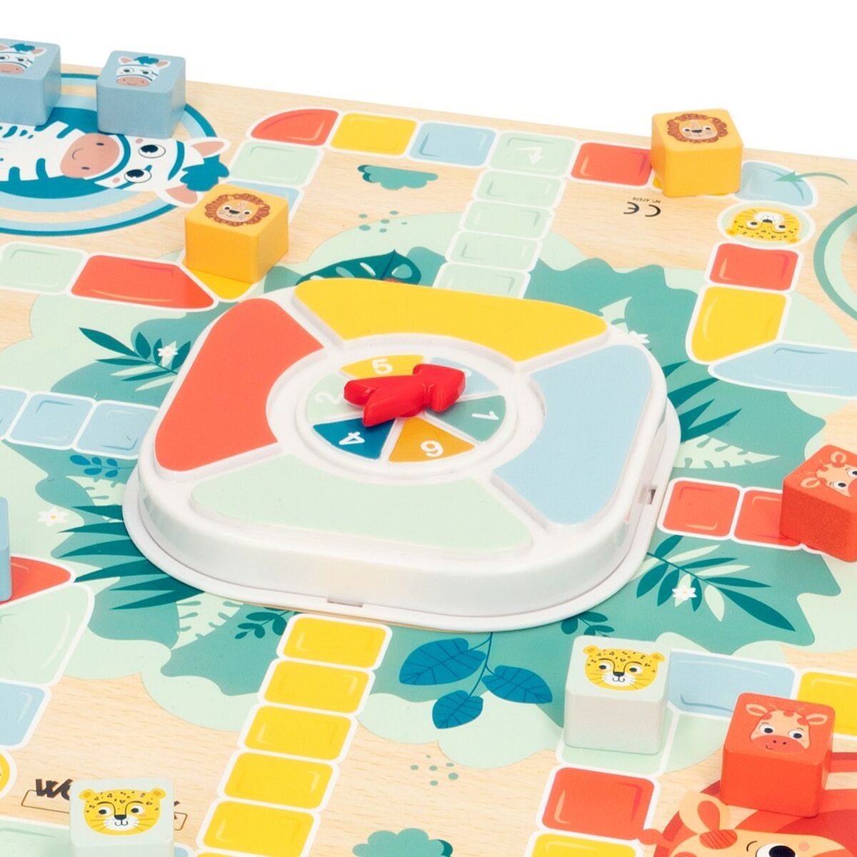 Доска Parcheesi Woomax Zookabee 30 x 3 x 30 cm Детский Животные (6 штук)-4