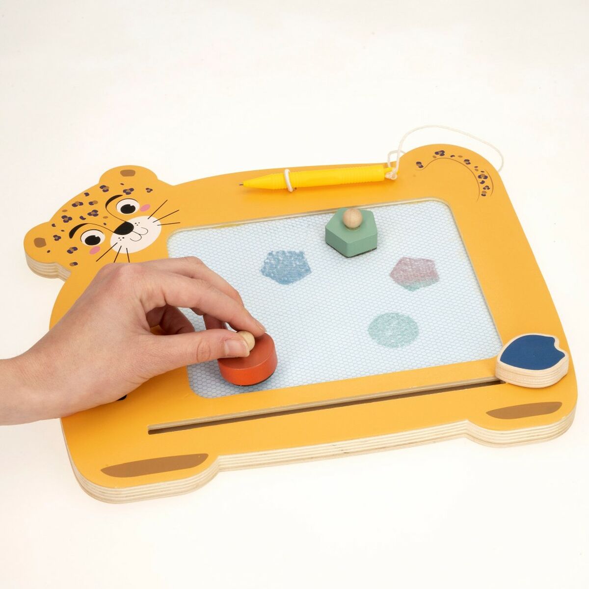 Волшебная доска Woomax Zookabee Тигр Деревянный 30 x 2,5 x 26 cm (6 штук)-2