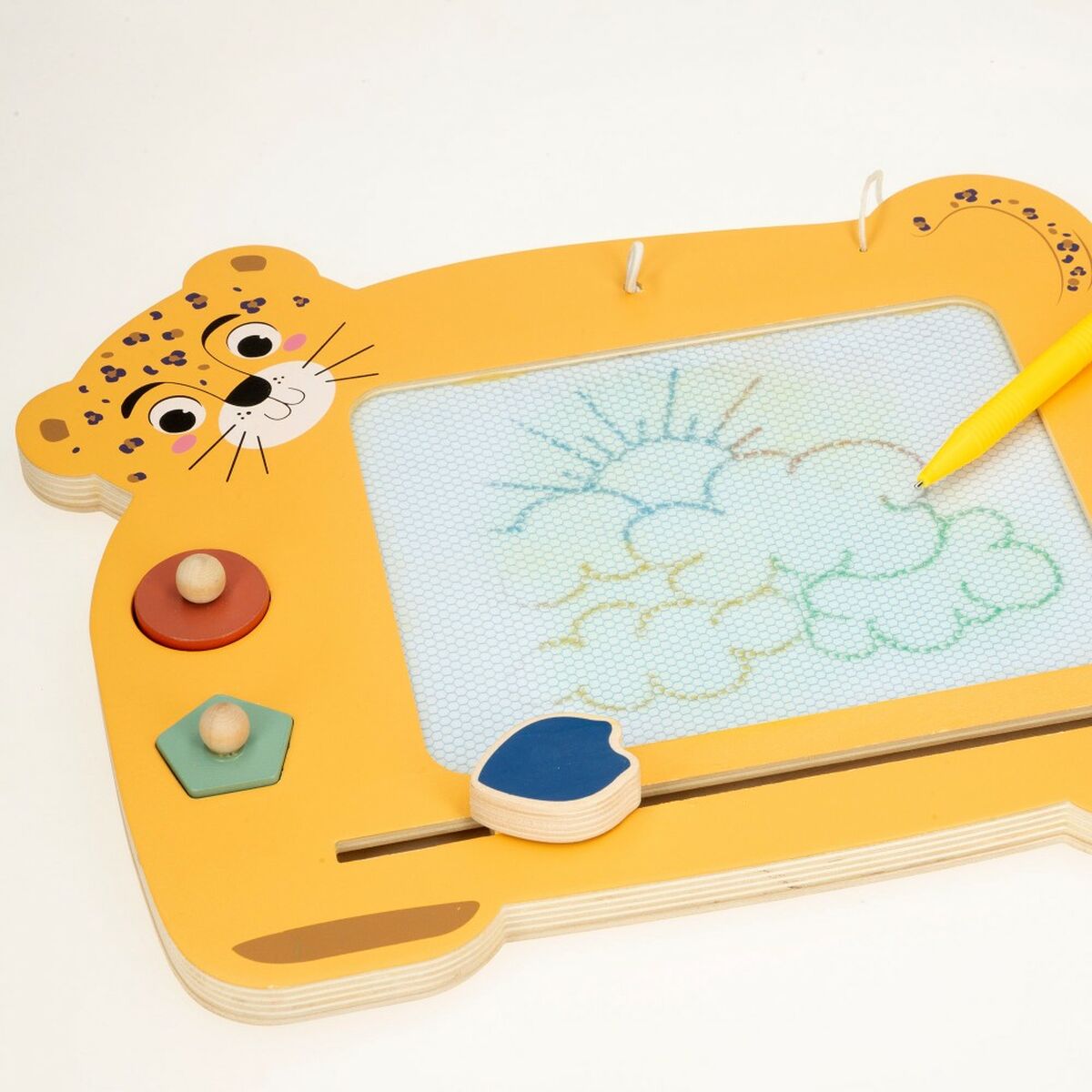 Волшебная доска Woomax Zookabee Тигр Деревянный 30 x 2,5 x 26 cm (6 штук)-3