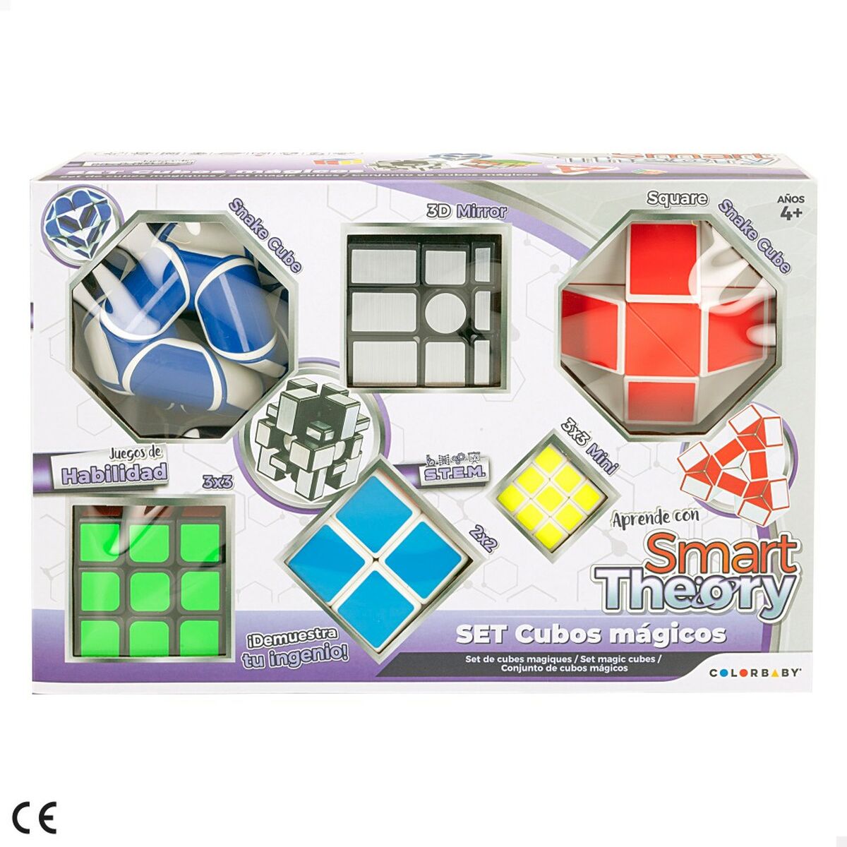 Кубик Рубика Colorbaby Smart Theory 6 Предметы-3