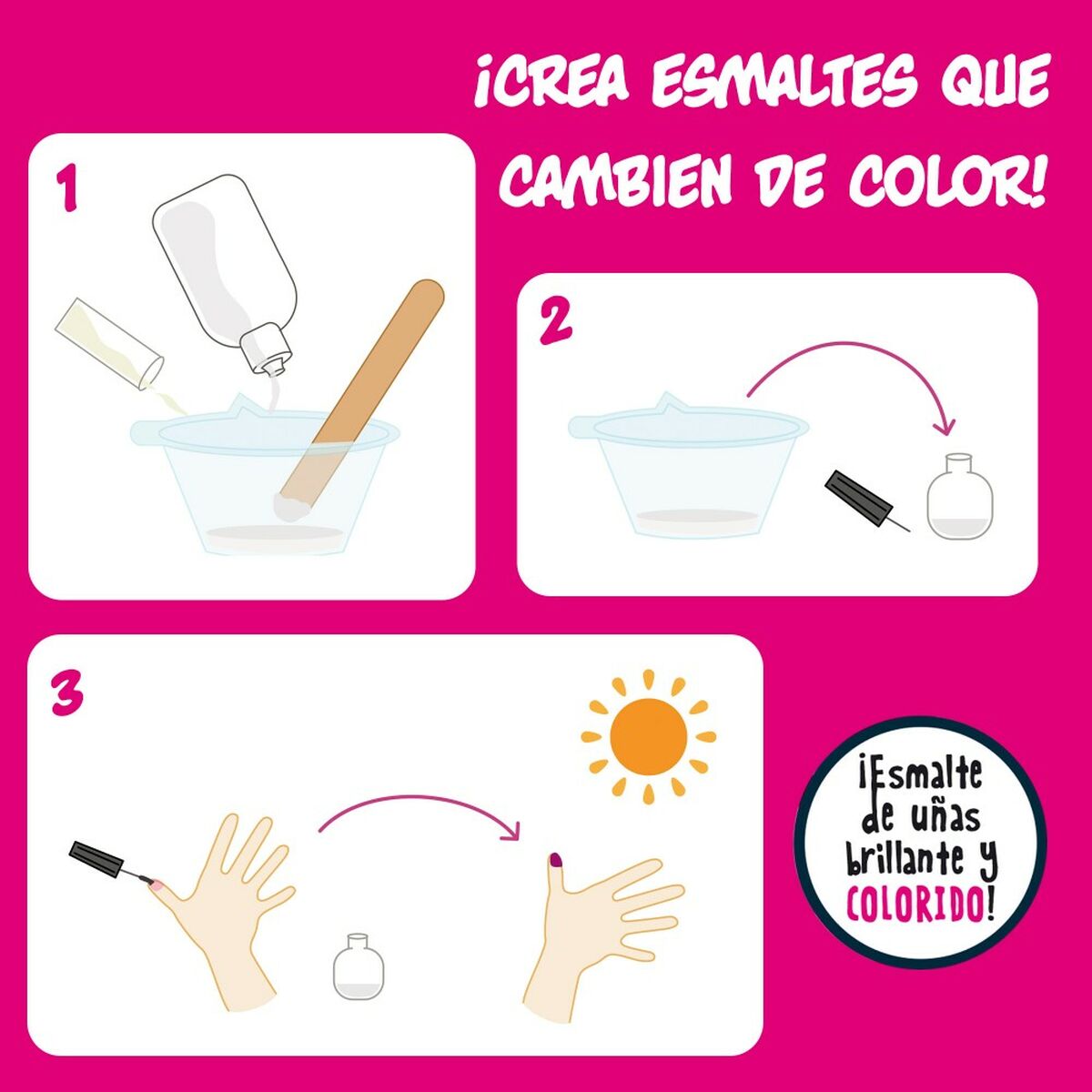 Научная игра Lisciani Laboratorio de esmalte ES (6 штук)-3