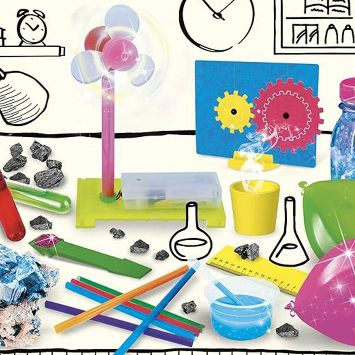Научная игра Lisciani Laboratorio ES (6 штук)-3