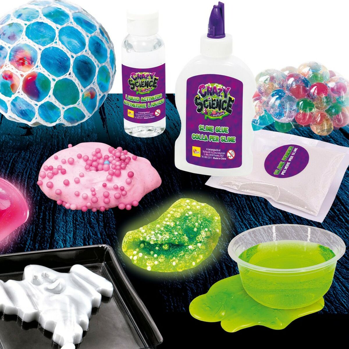 Научная игра Lisciani Night Slime ES (6 штук)-3