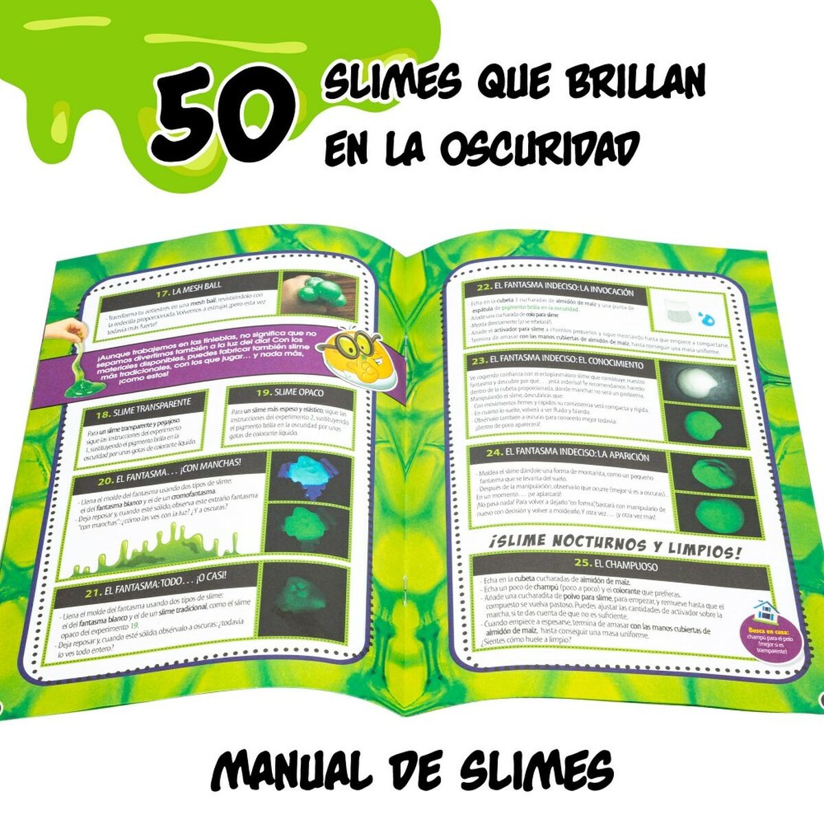 Научная игра Lisciani Night Slime ES (6 штук)-4