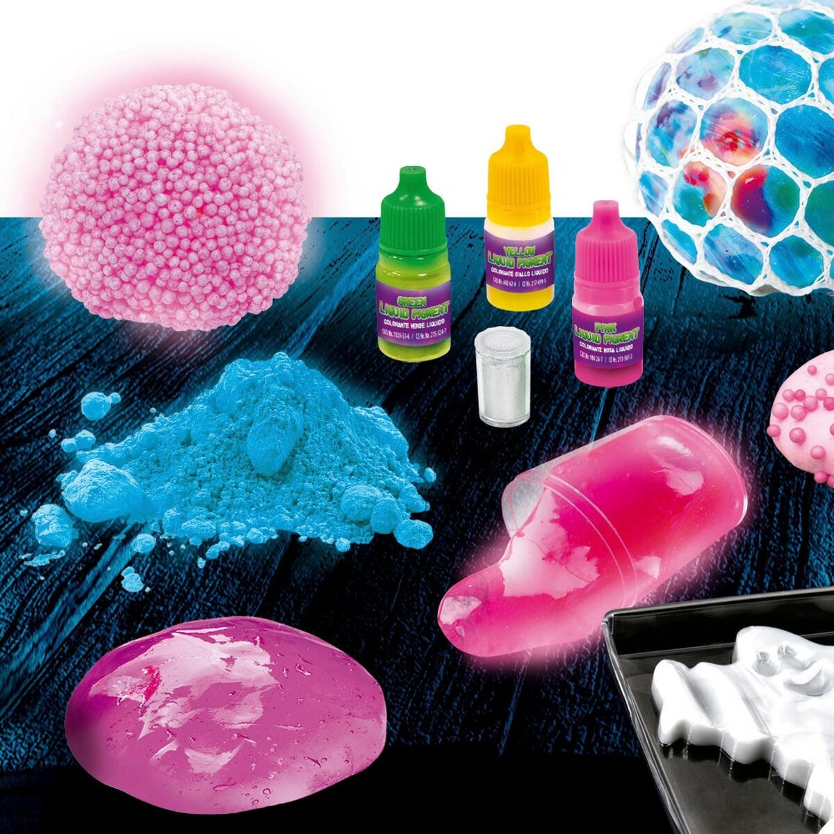 Научная игра Lisciani Night Slime ES (6 штук)-5