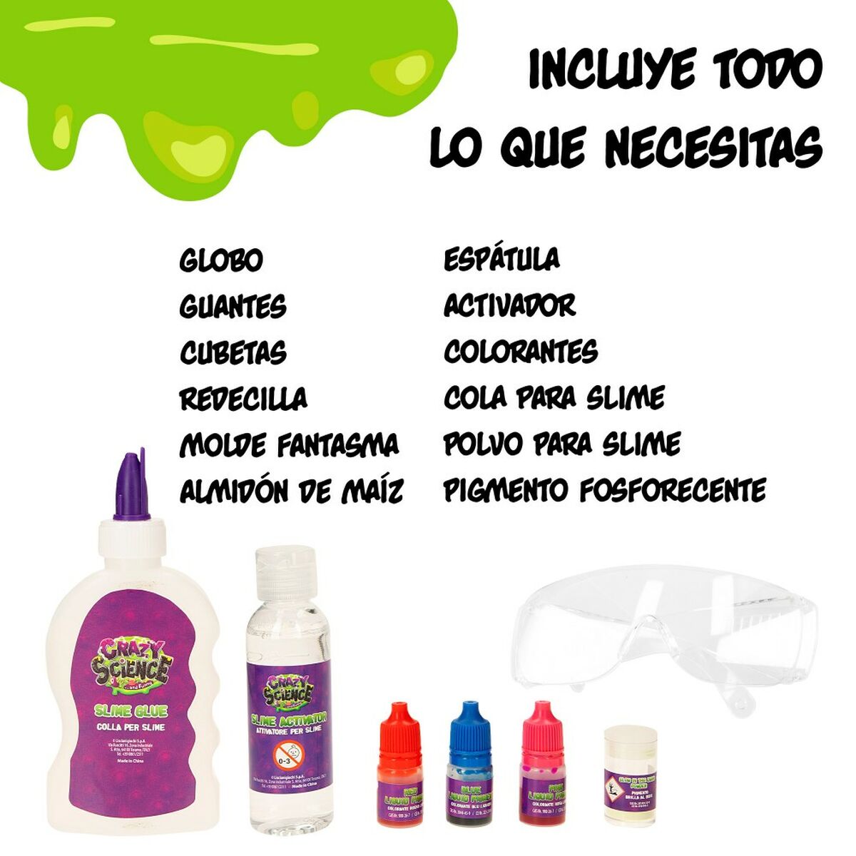 Научная игра Lisciani Night Slime ES (6 штук)-6