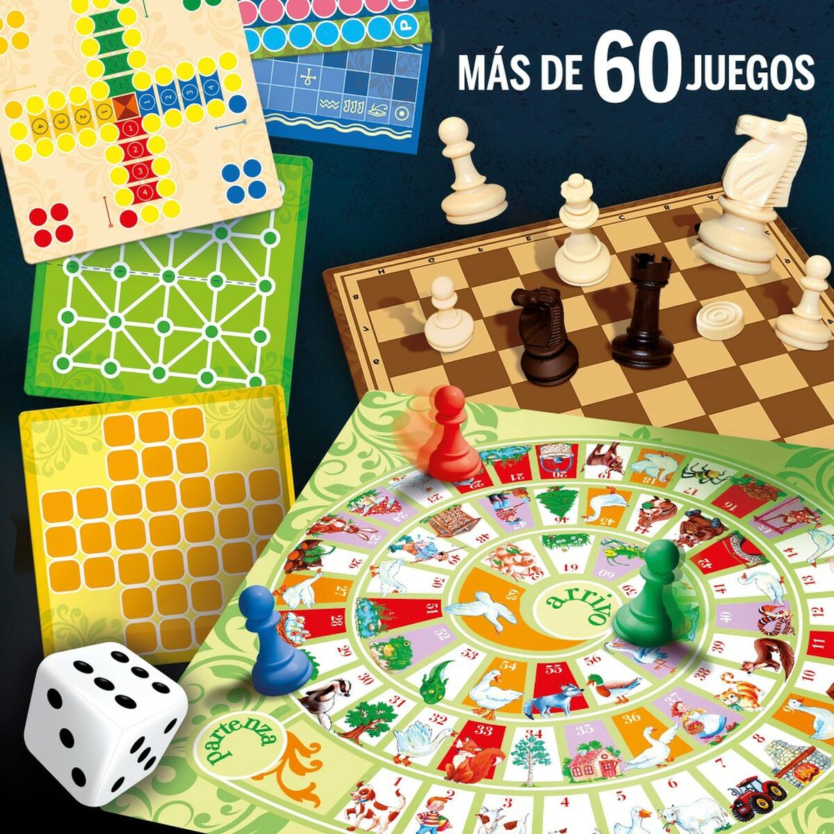 Настольная игра Lisciani Juegos reunidos ES 26 x 1 x 26 cm (10 штук)-2