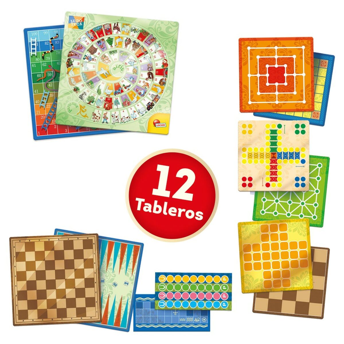 Настольная игра Lisciani Juegos reunidos ES 26 x 1 x 26 cm (10 штук)-3