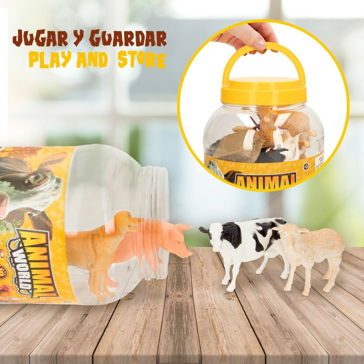 Фигурок животных Colorbaby 19 Предметы Ферма Пластик 13 x 8 x 3 cm (6 штук)-6
