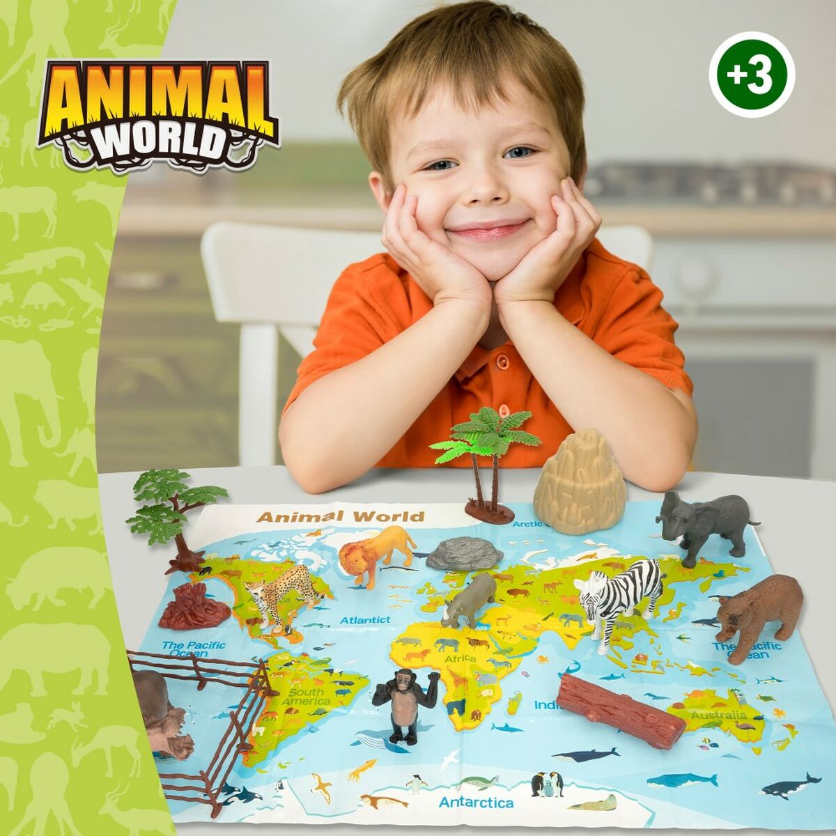 Фигурок животных Colorbaby 19 Предметы джунгли Пластик 14 x 6 x 5 cm (6 штук)-5