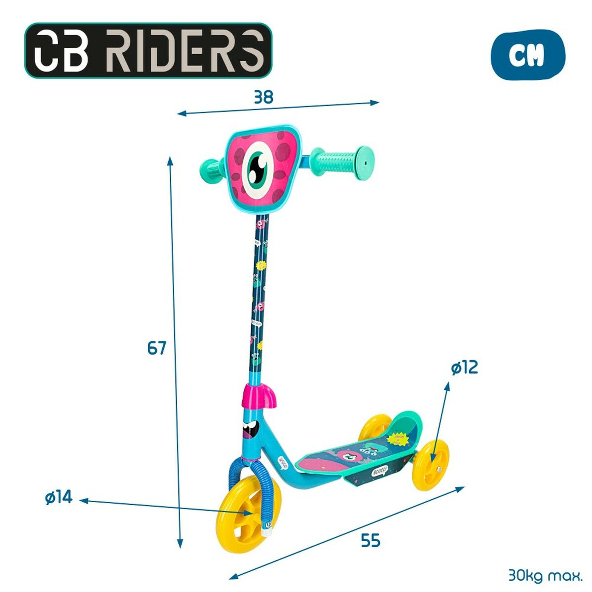 Скейт Colorbaby Монстр (4 штук)-4