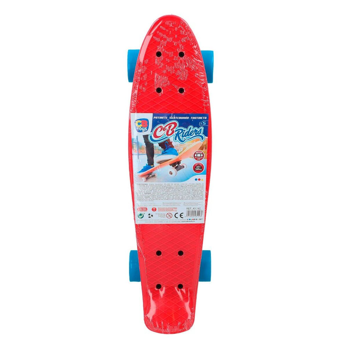 Скейт Colorbaby Красный (6 штук)-4