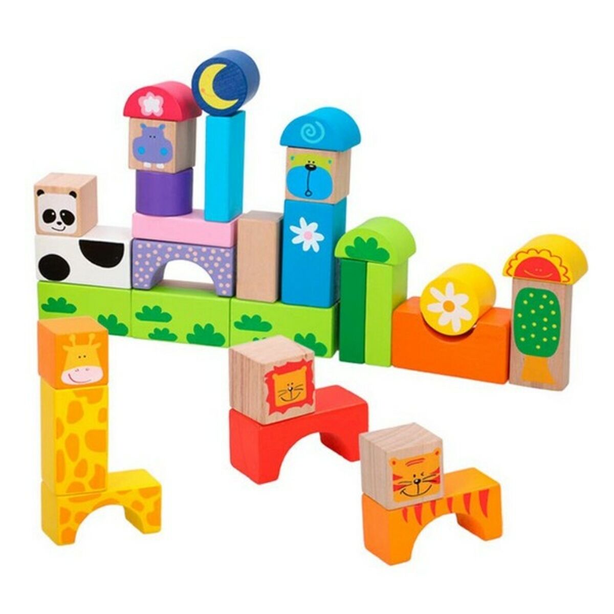 Конструкторский игровой набор Woomax Животные 32 Предметы (32 pcs)-2