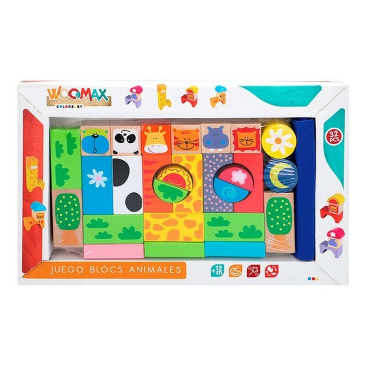 Конструкторский игровой набор Woomax Животные 32 Предметы (32 pcs)-4