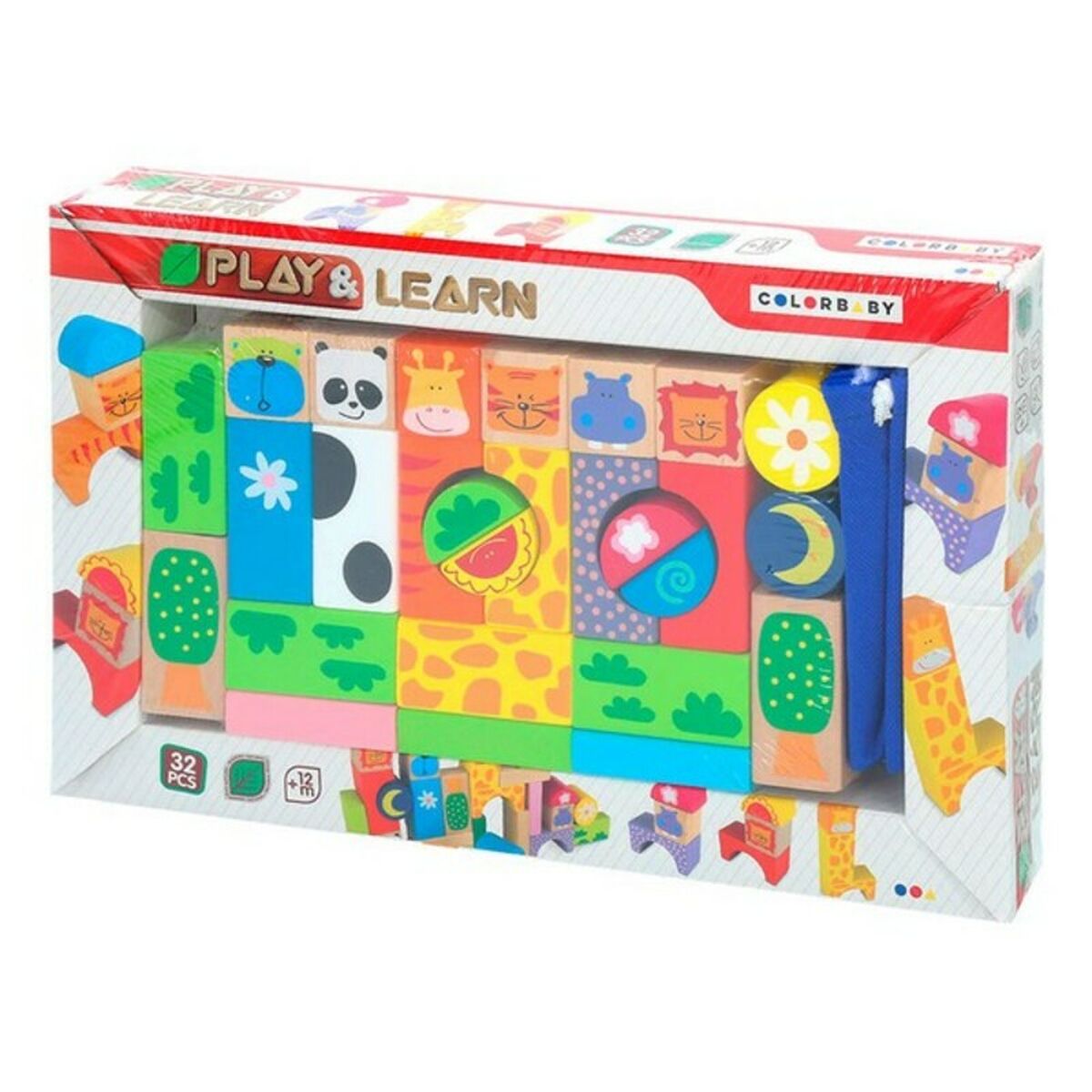 Конструкторский игровой набор Woomax Животные 32 Предметы (32 pcs)-5