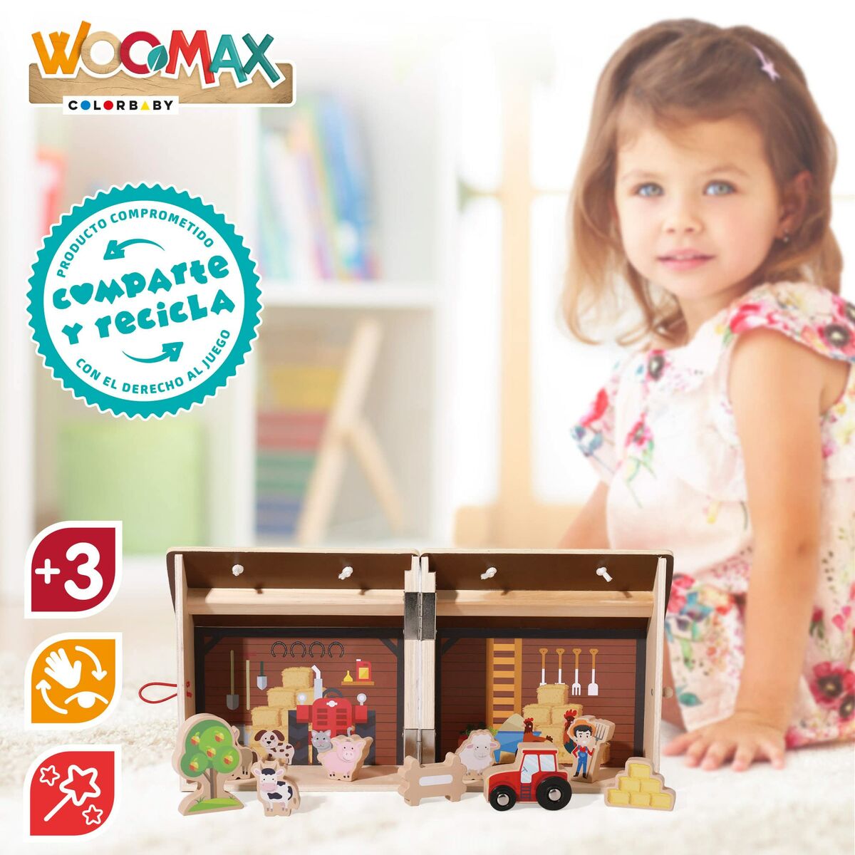 Ферма с животными Woomax (10 pcs)-6