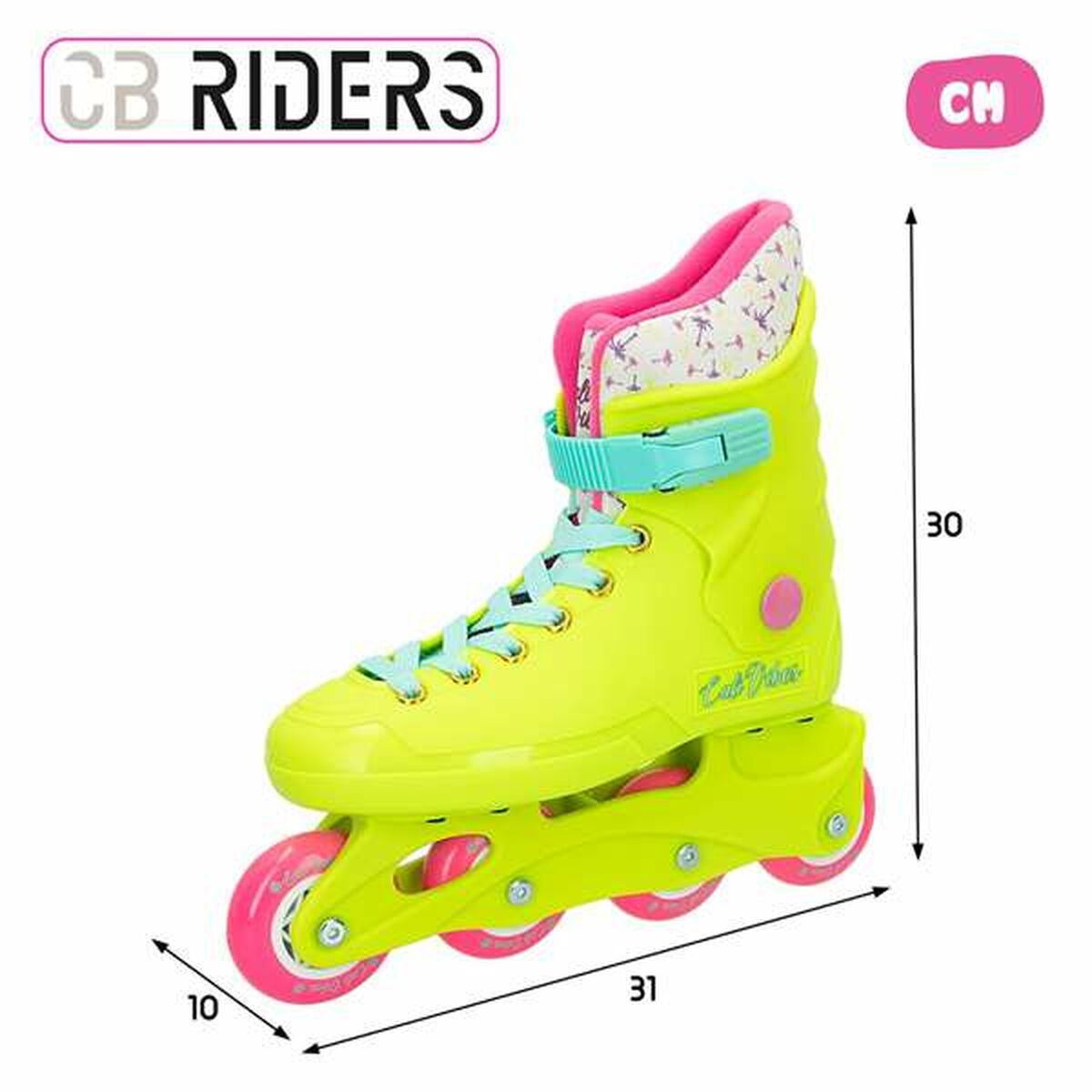 Одноосные ролики Colorbaby 36-37-4