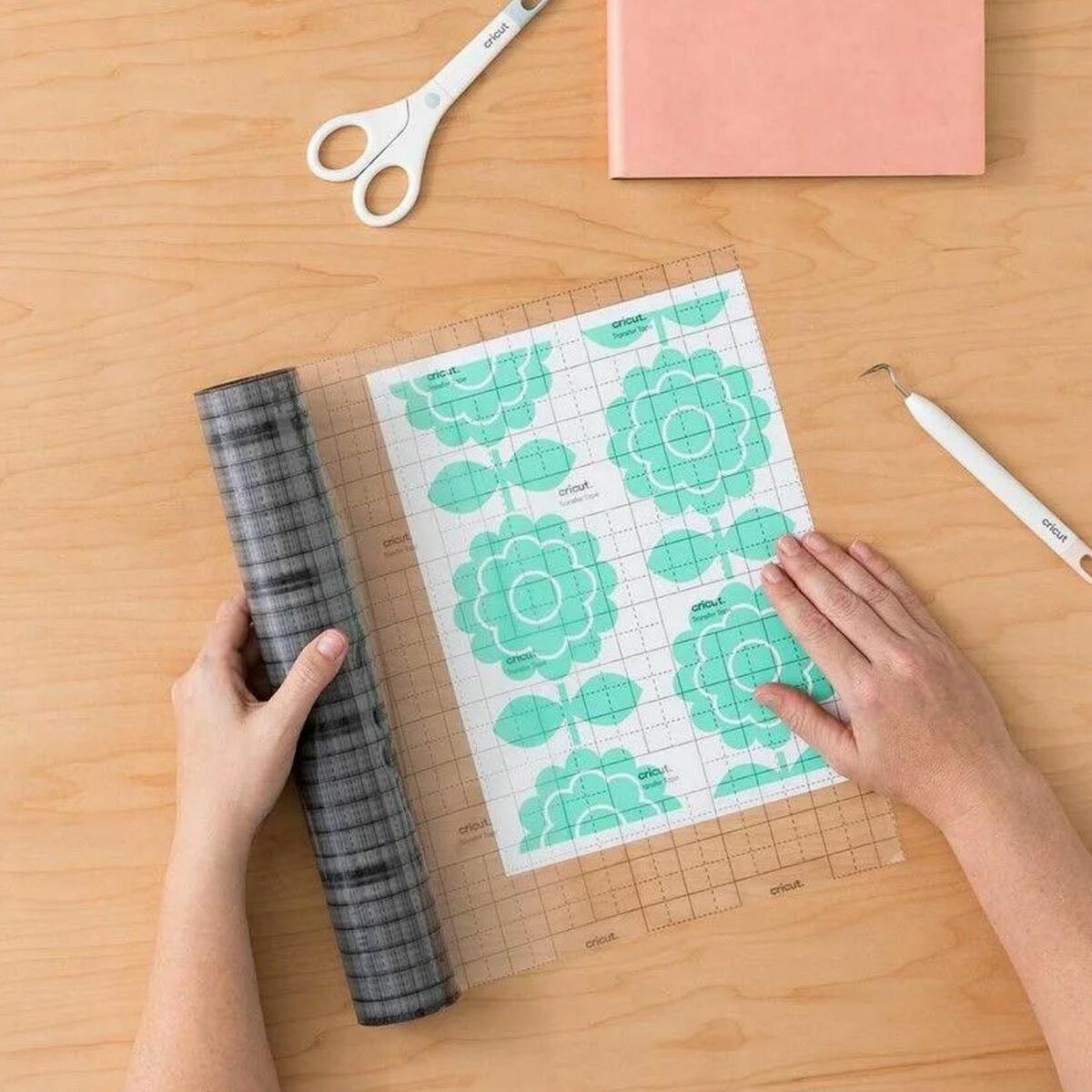 Fita de transferência para o plotter de corte Cricut SMRTVNL-3