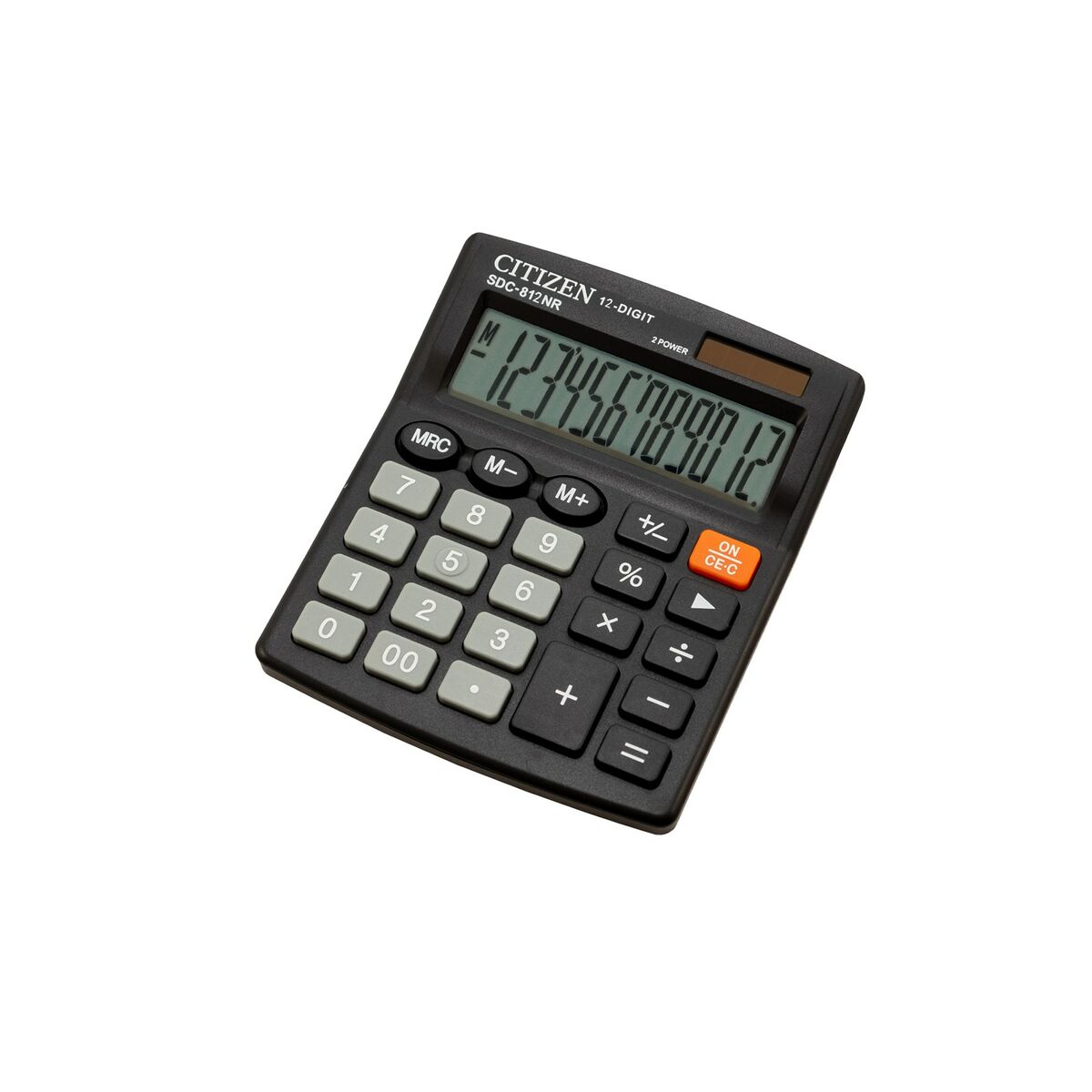 Калькулятор Citizen SDC-812NR Чёрный-2