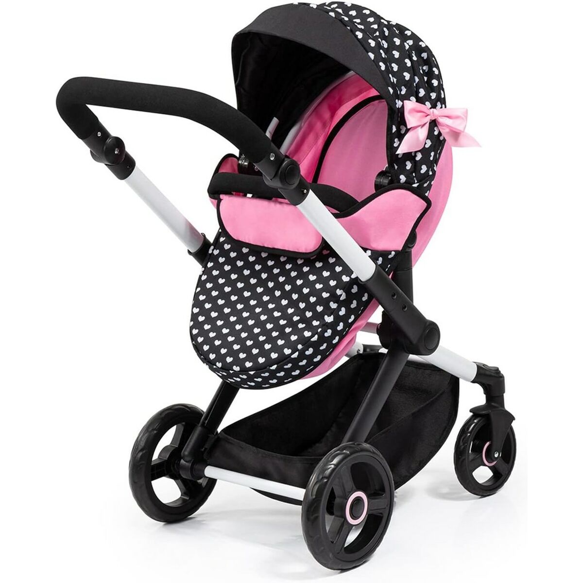 Коляска для кукол Bayer Design Розовый 58-71 cm-3