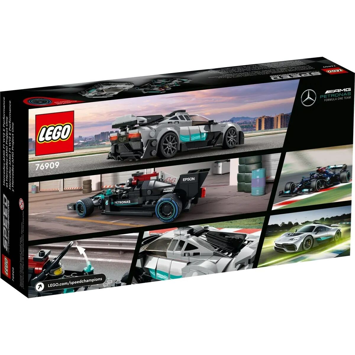 Playset Lego Speed Champions: Mercedes-AMG F1 W12 E Performance & Mercedes-AMG Project One 76909-3