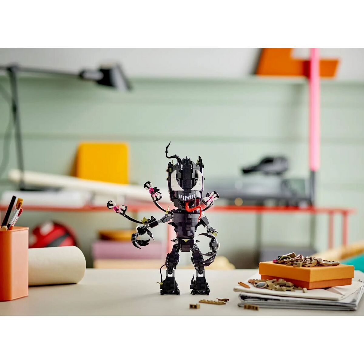 Строительный набор Lego 76249 Groot Venom 630 Предметы Чёрный-2