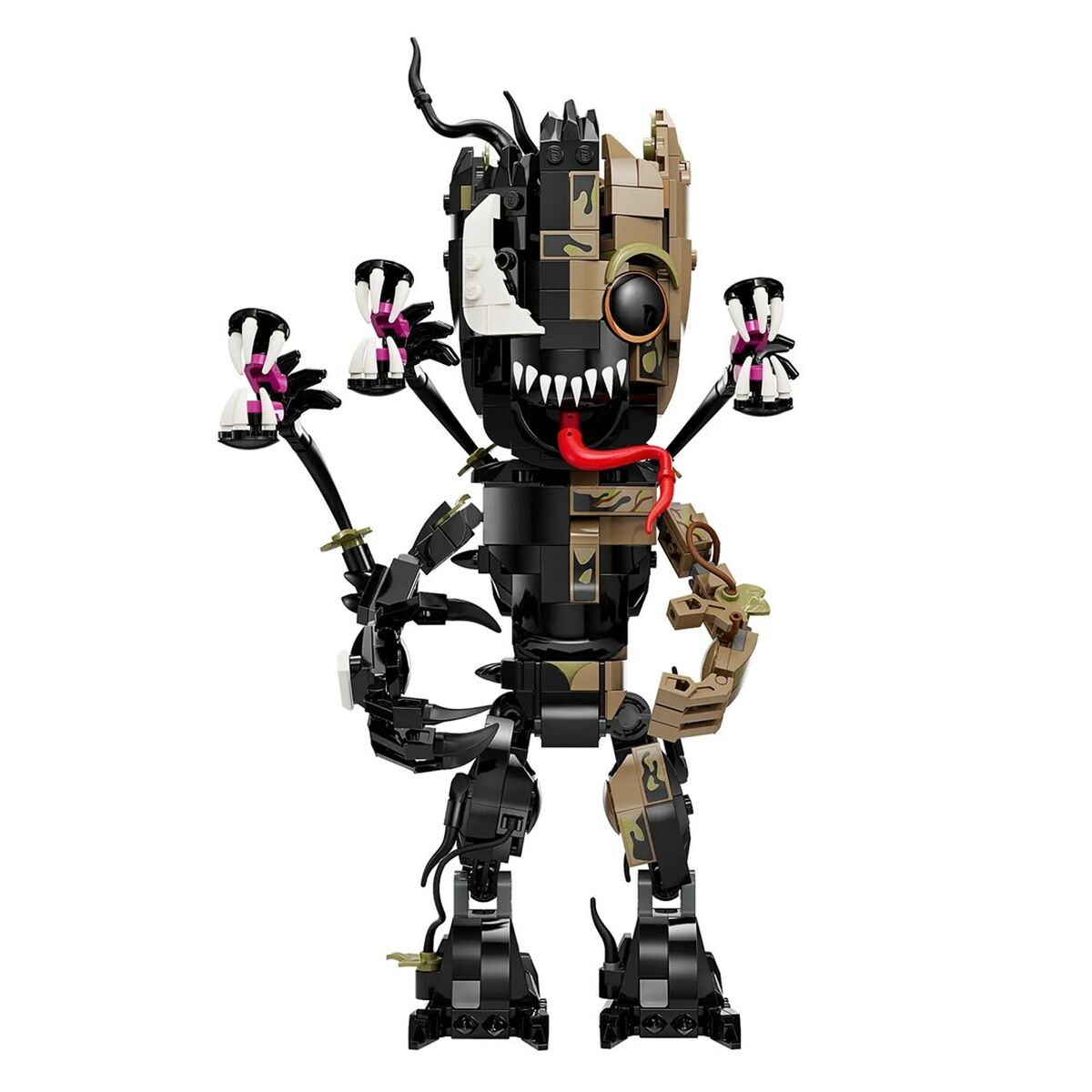 Строительный набор Lego 76249 Groot Venom 630 Предметы Чёрный-4