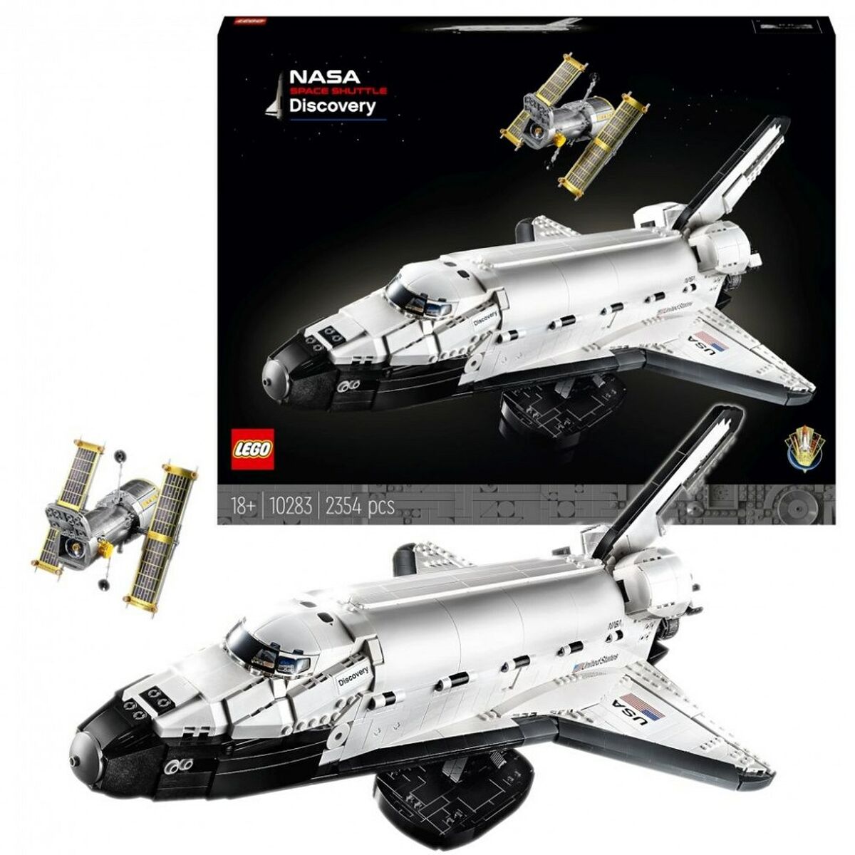 Playset Lego 10283 DISCOVERY SHUTTLE NASA Чёрный-3