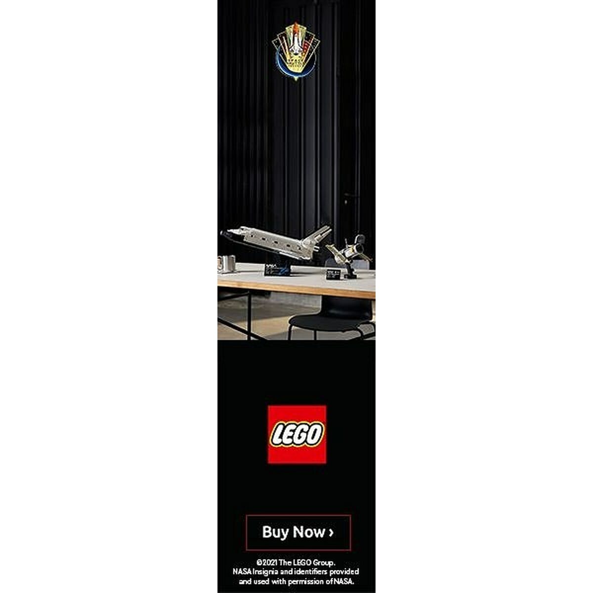 Playset Lego 10283 DISCOVERY SHUTTLE NASA Чёрный-6