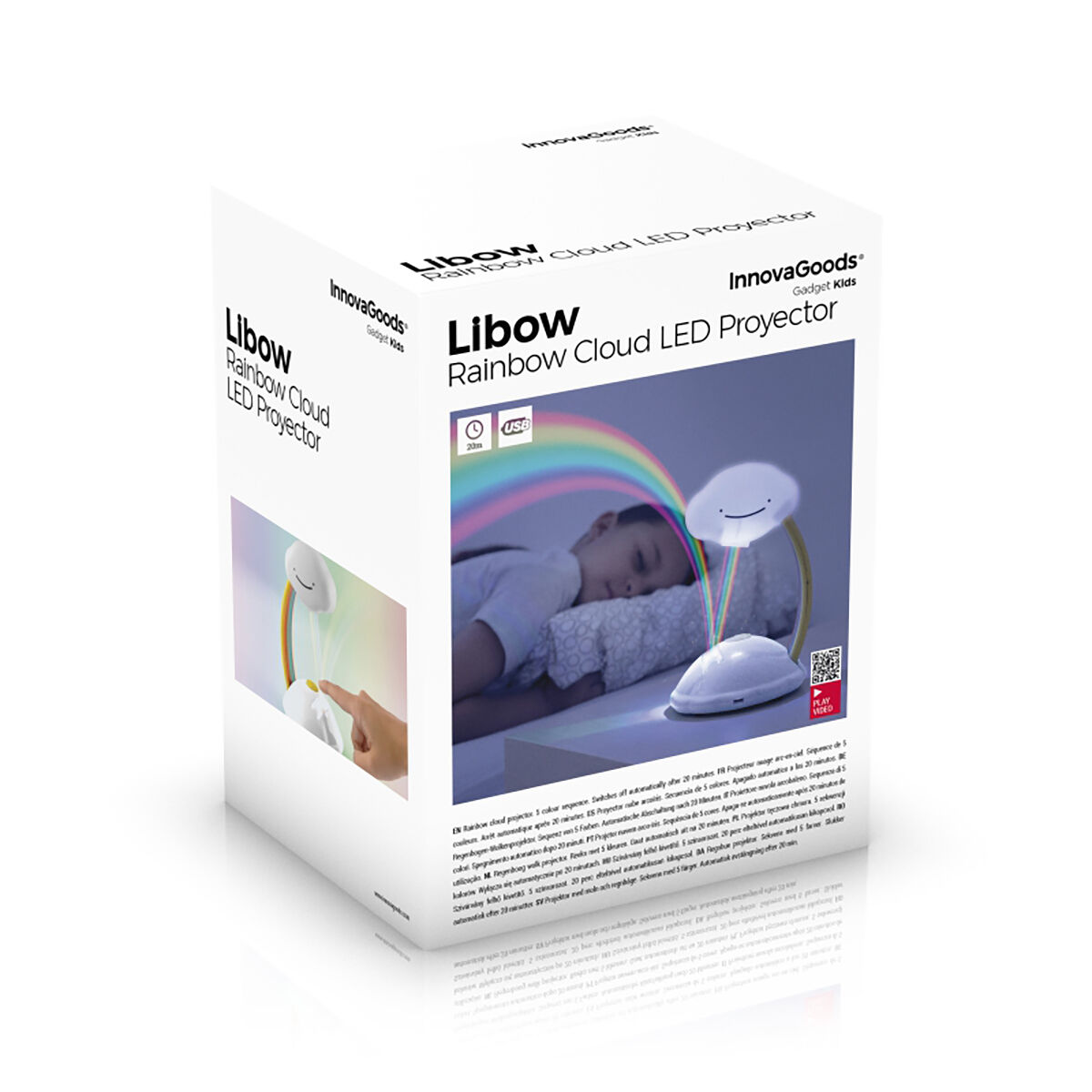 Детский светодиодный проектор Радуга Libow InnovaGoods-7
