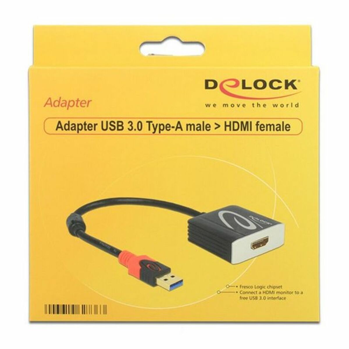 Адаптер USB 3.0 — HDMI DELOCK 62736 20 cm-2