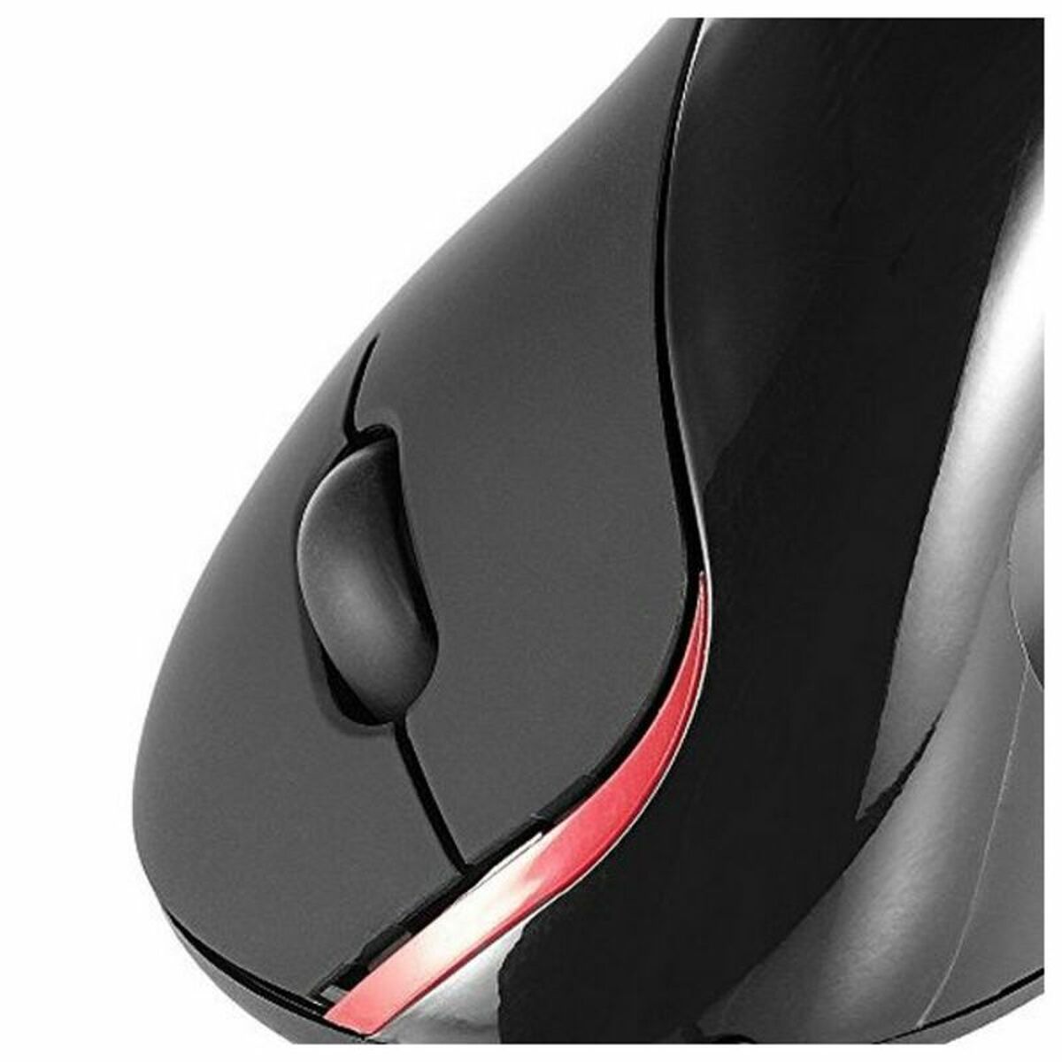 Оптическая эргономичная мышь Ewent EW3156 1000 dpi USB Чёрный Красный/Черный-2