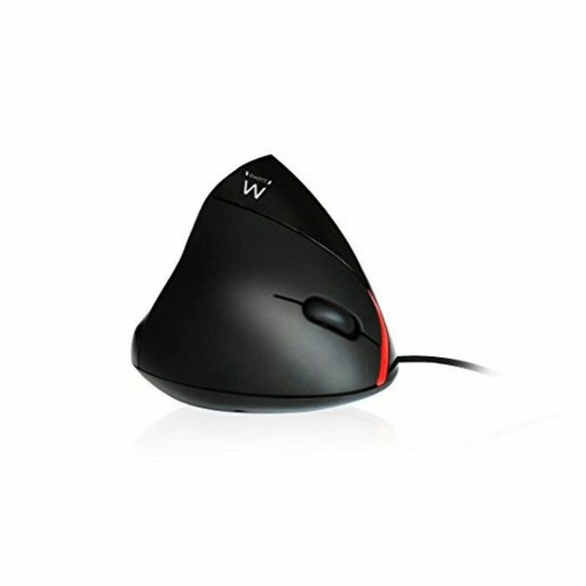Оптическая эргономичная мышь Ewent EW3156 1000 dpi USB Чёрный Красный/Черный-3
