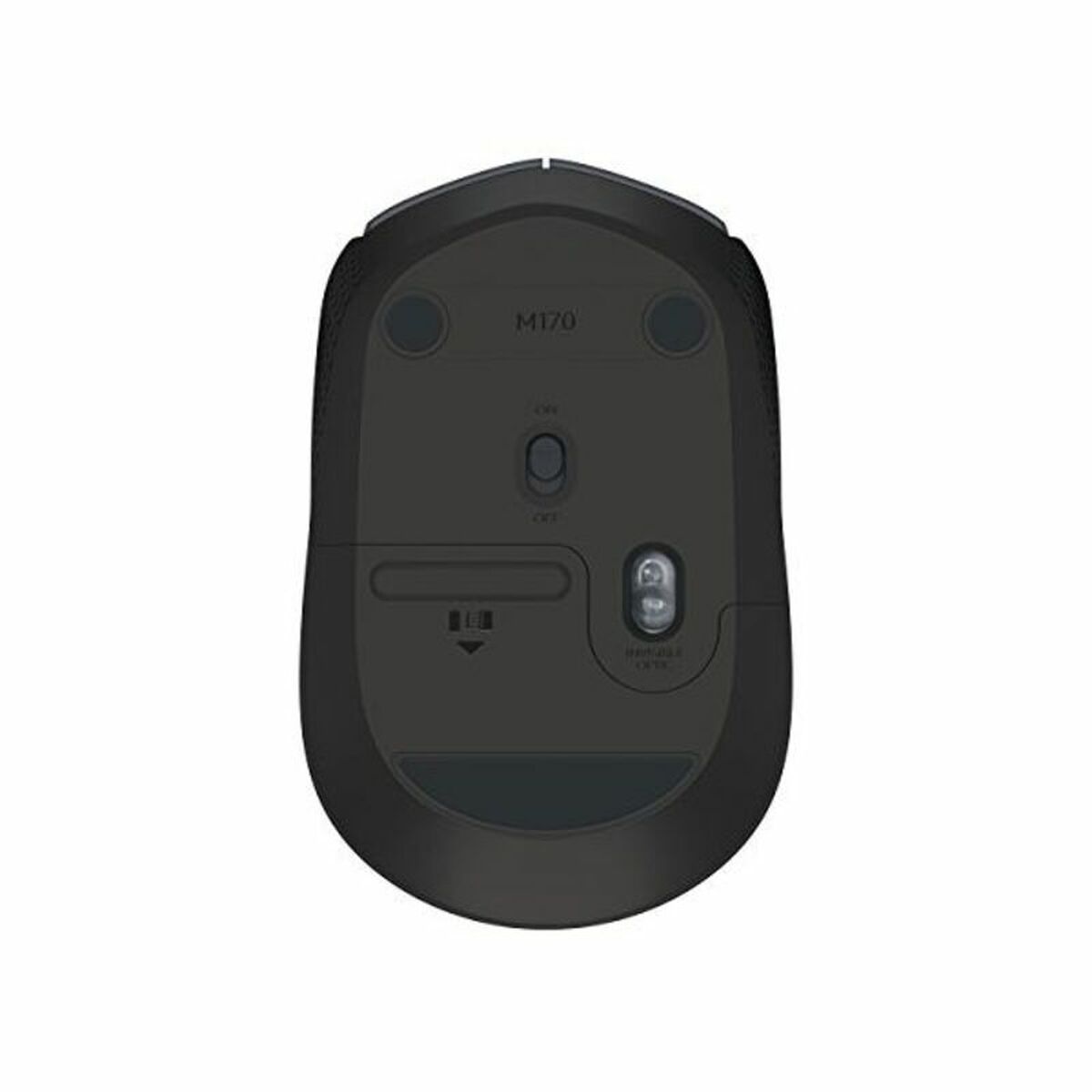 Ratón inalámbrico Logitech M171 1000 ppp Negro Rojo-5