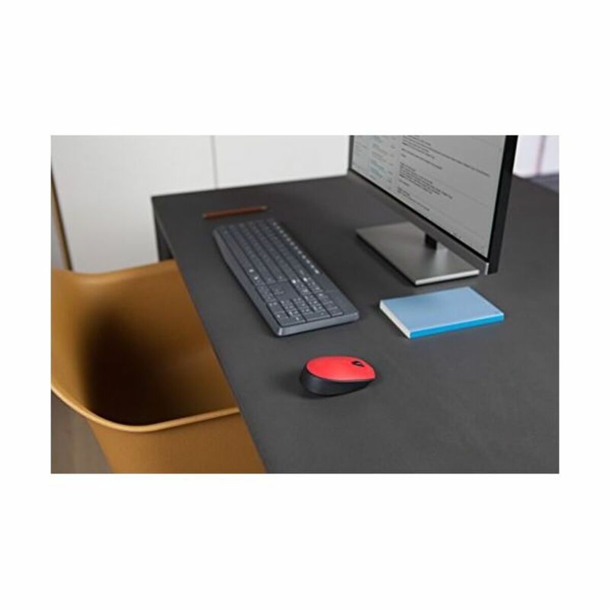 Ratón inalámbrico Logitech M171 1000 ppp Negro Rojo-6