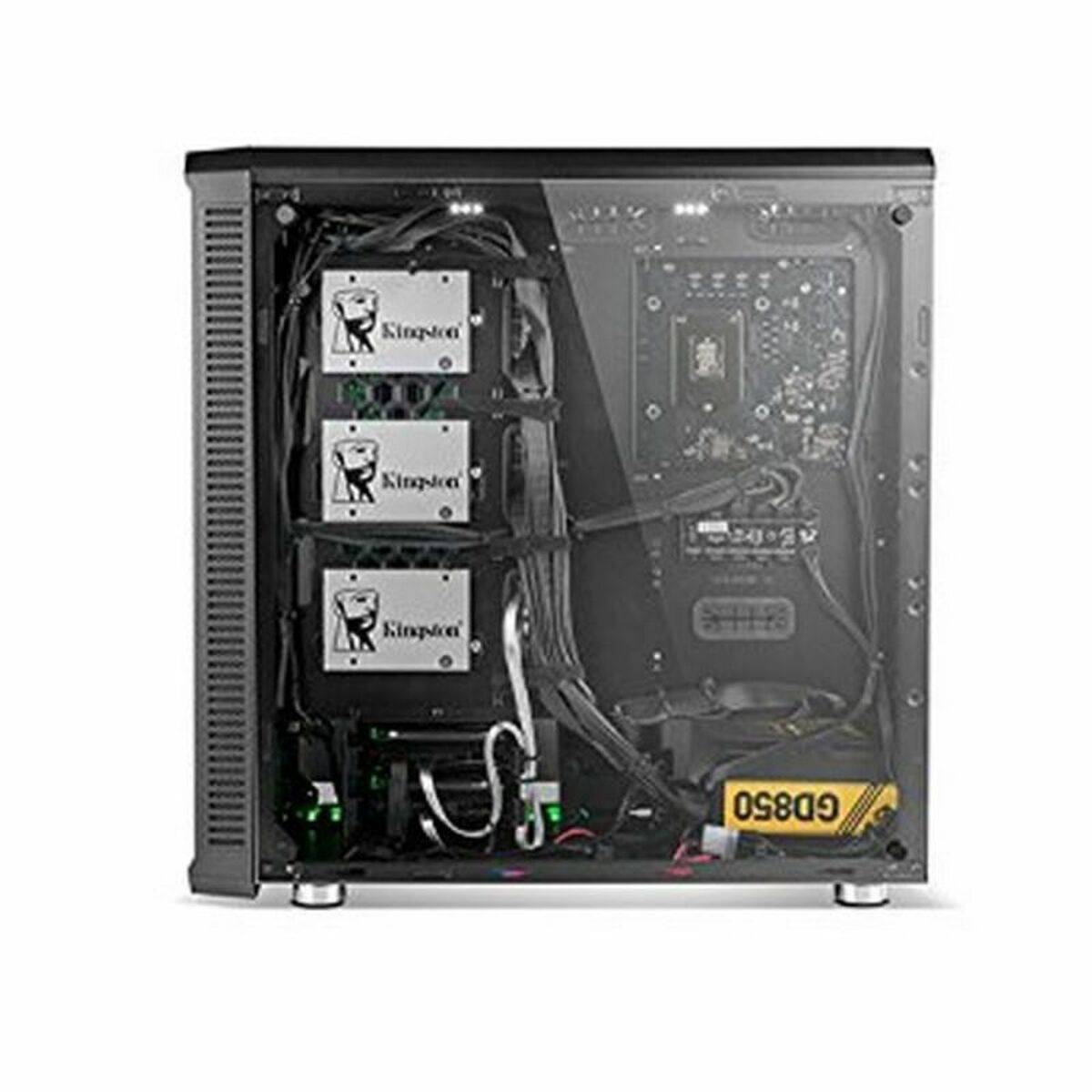 Блок полубашня ATX Galileo Nox NXHUMMERTGX RGB Чёрный-6
