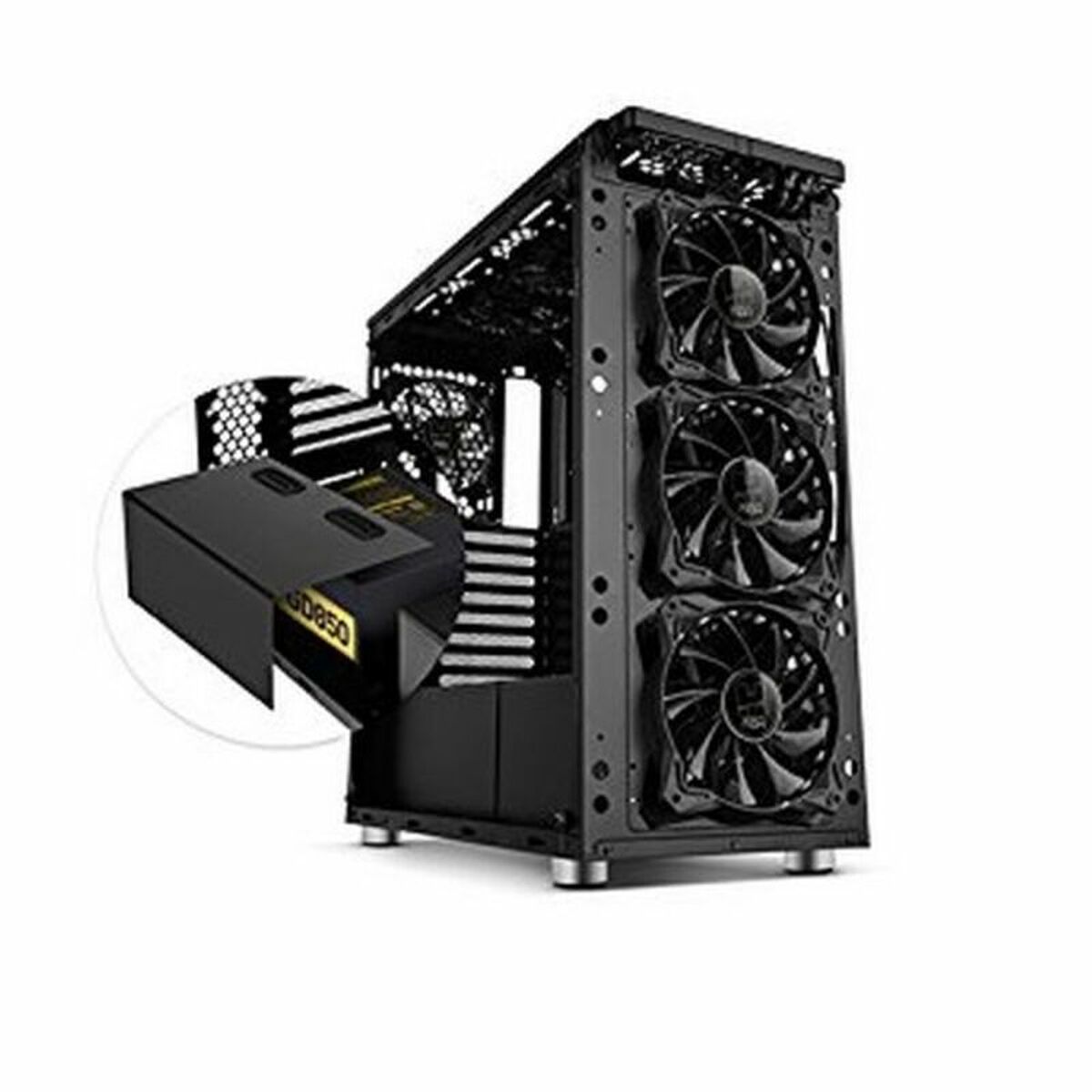 Блок полубашня ATX Galileo Nox NXHUMMERTGX RGB Чёрный-8