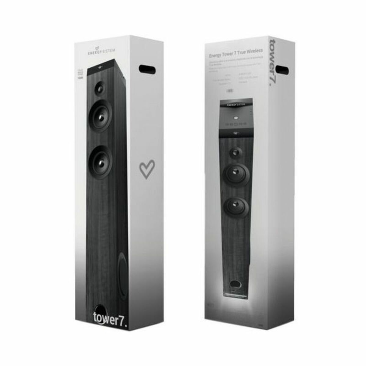 Колонки для домашнего кинотеатра с Bluetooth Energy Sistem Tower 7 445066 LED Micro SD USB 100W Чёрный-3