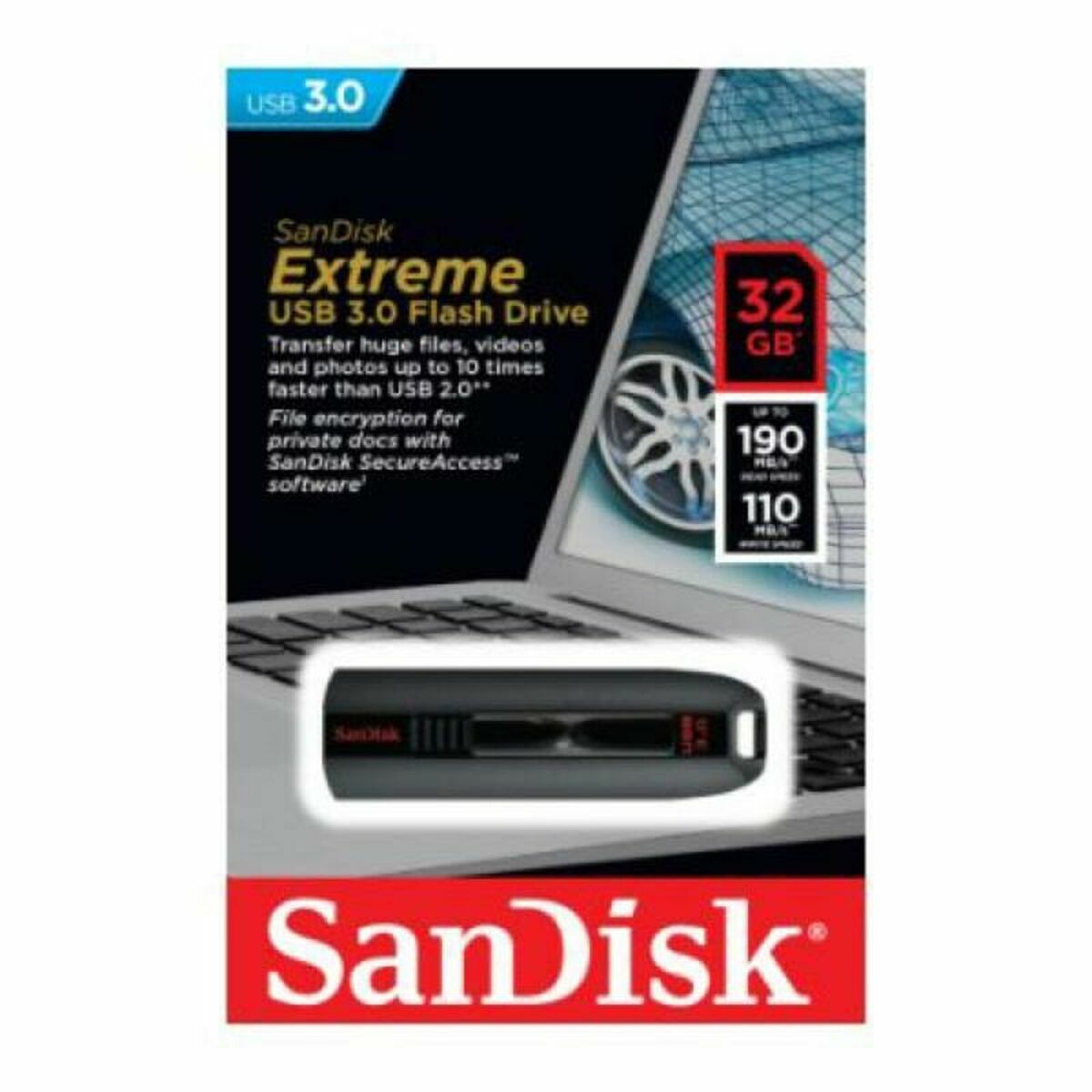 Pendrive SanDisk SDCZ48 USB 3.0 USВ-флешь память-3