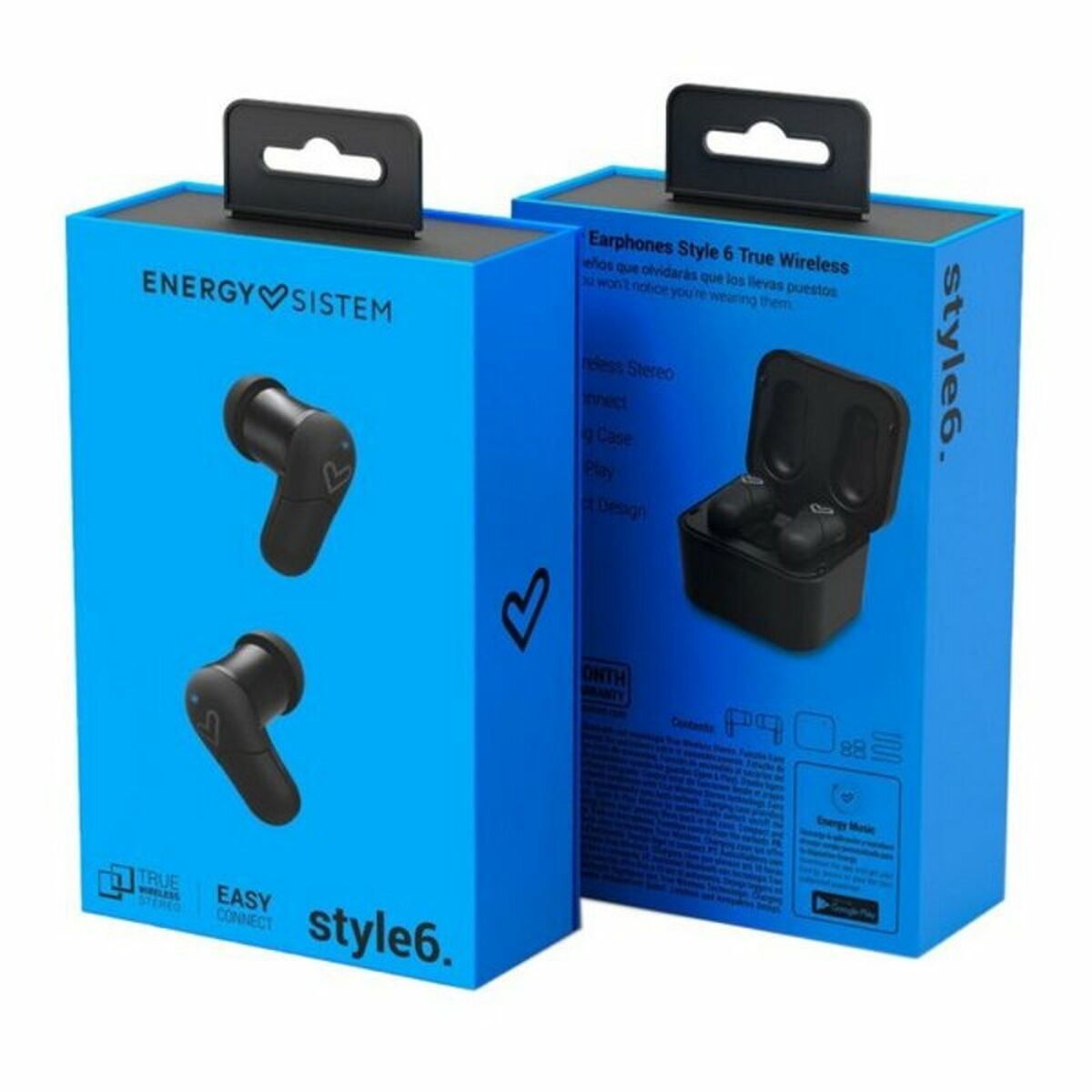 Bluetooth-наушники с микрофоном Energy Sistem Style 6 True Wireless-4