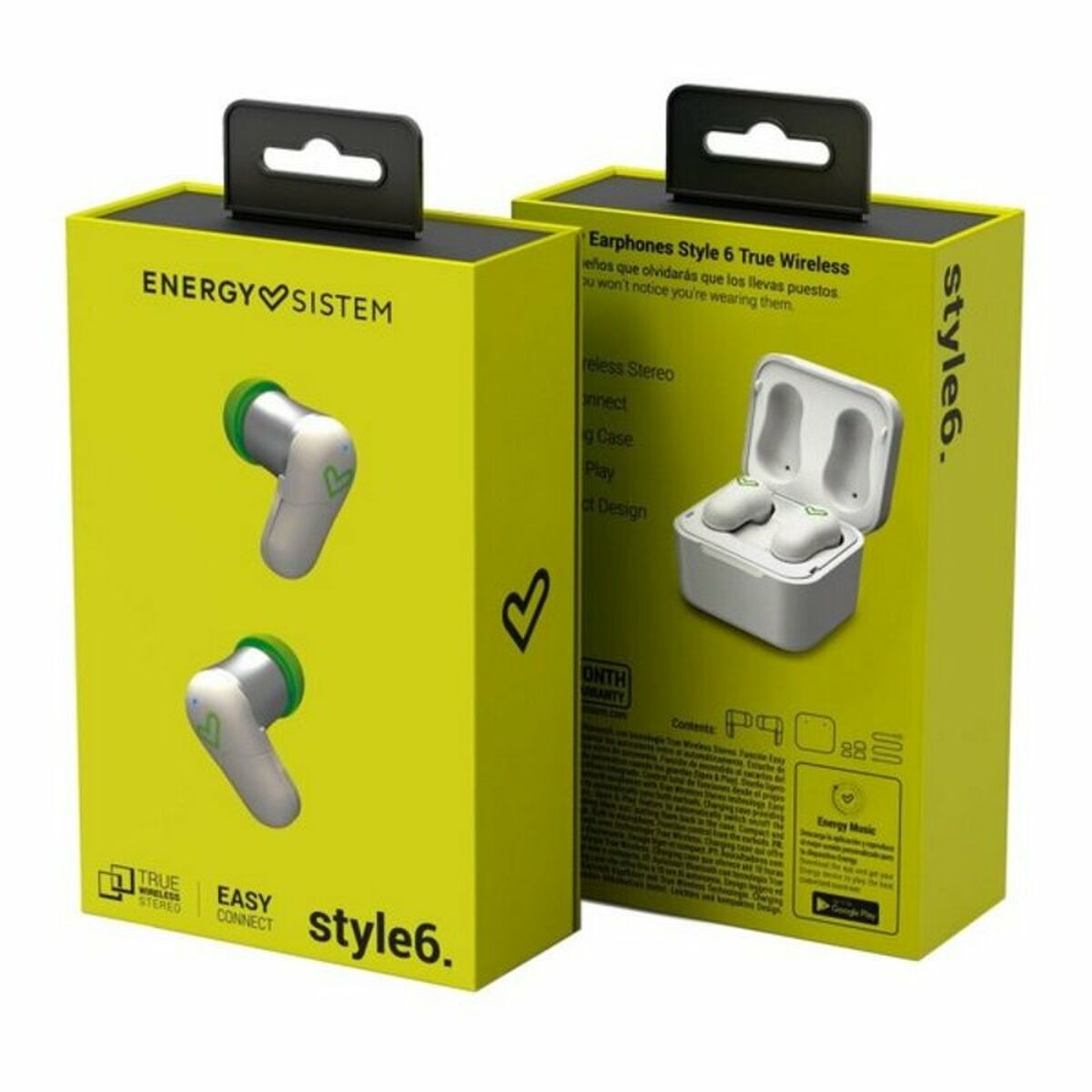 Bluetooth-наушники с микрофоном Energy Sistem Style 6 True Wireless-8